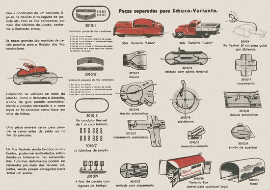 Schuco Varianto 3010 catalogo 1953