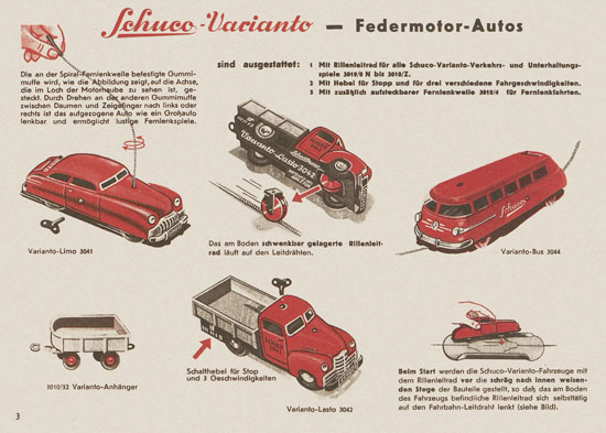 Seite 4 Schuco Varianto 3010 Katalog 1955