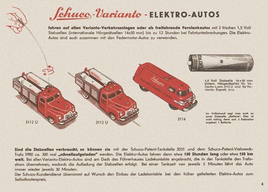 Seite 5 Schuco Varianto 3010 Katalog 1955