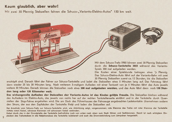 Schuco Varianto 3010 Katalog 1955