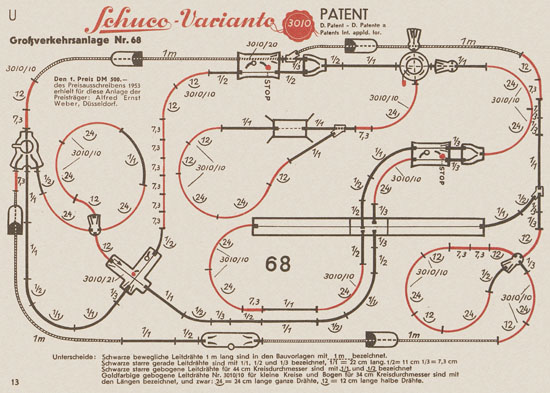 Schuco Varianto 3010 Katalog 1955