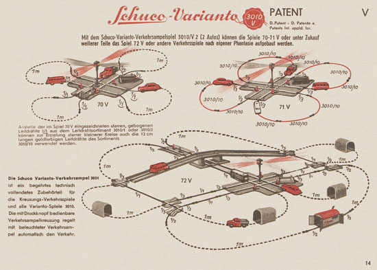 Schuco Varianto 3010 Katalog 1955