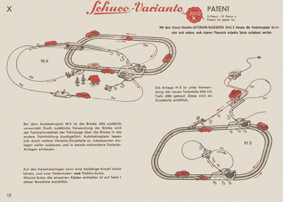 Schuco Varianto 3010 Katalog 1955