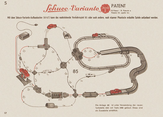 Seite 18 Schuco Varianto 3010 Katalog 1955