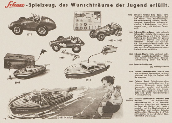 Schuco Varianto 3010 Katalog 1955