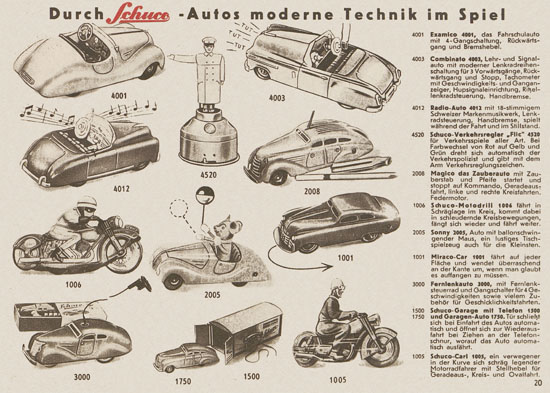Seite 21 Schuco Varianto 3010 Katalog 1955