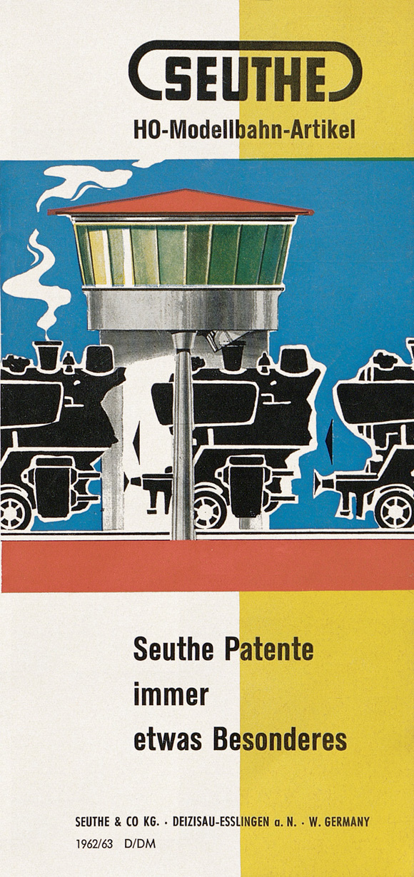 Seuthe Prospekt H0-Modellbahn-Artikel 1962-1963