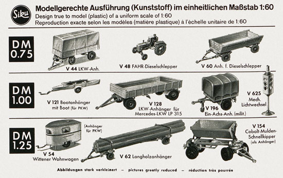 Siku Verkehrsmodelle 1964