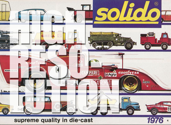 Solido catalog 1976