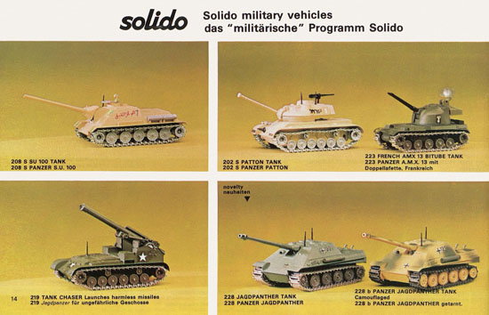 Solido catalogue export 24 1972