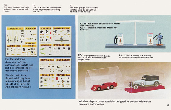 Solido catalogue export 24 1972