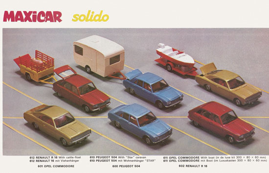 Solido catalogue export 24 1972