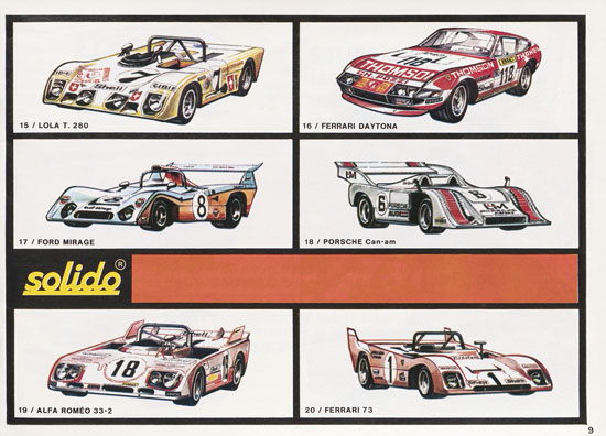 Solido catalogue export 24 1973