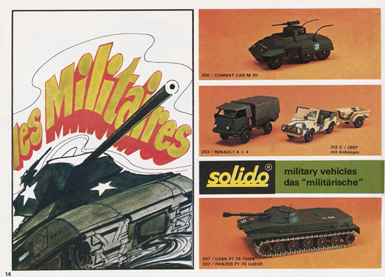 Solido catalogue export 24 1973