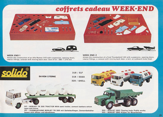 Solido catalogue export 24 1973