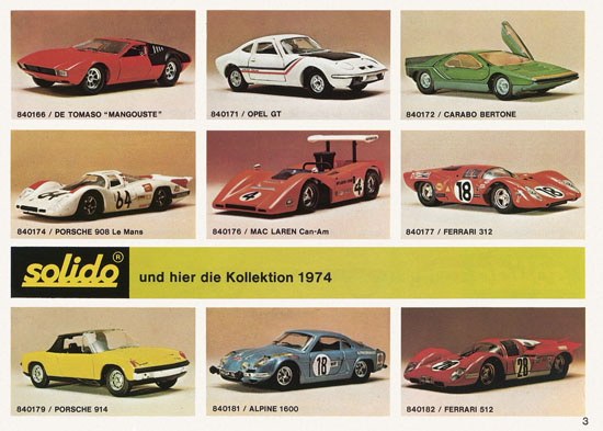 Solido Katalog 1974