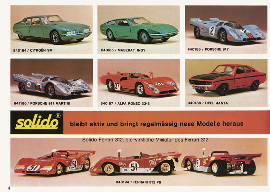 Solido Katalog 1974