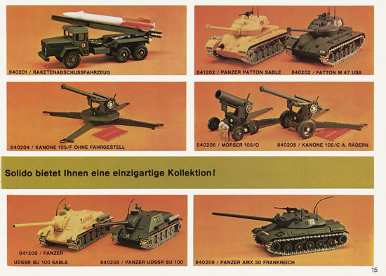 Solido Katalog 1974