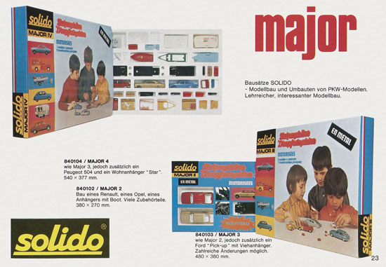 Solido Katalog 1975