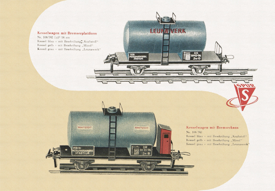 Stadtilmer Bahnen Spur S Katalog 1959