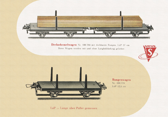 Stadtilmer Bahnen Spur S Katalog 1959