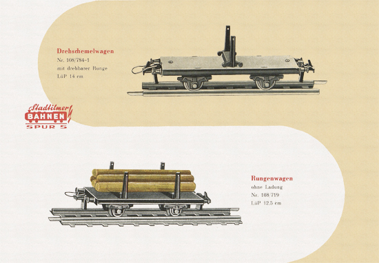 Stadtilmer Bahnen Spur S Katalog 1959