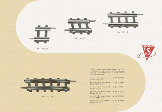 Stadtilmer Bahnen Spur S Katalog 1959