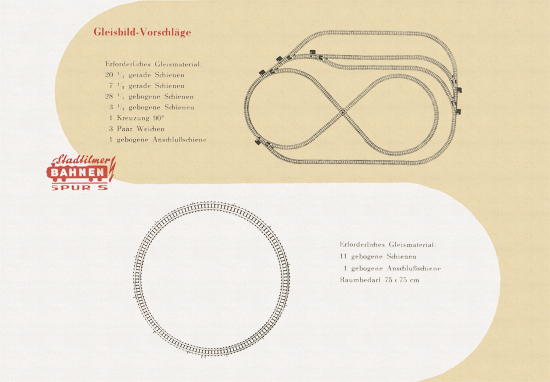 Stadtilmer Bahnen Spur S Katalog 1959