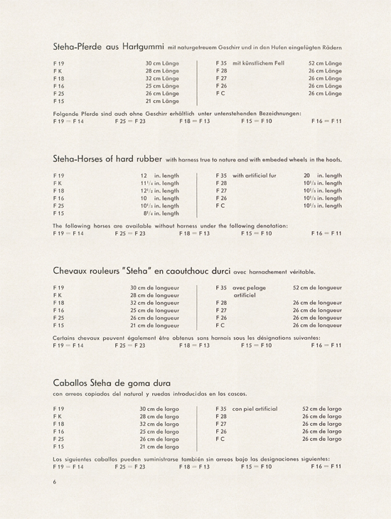 Steha Katalog 1958