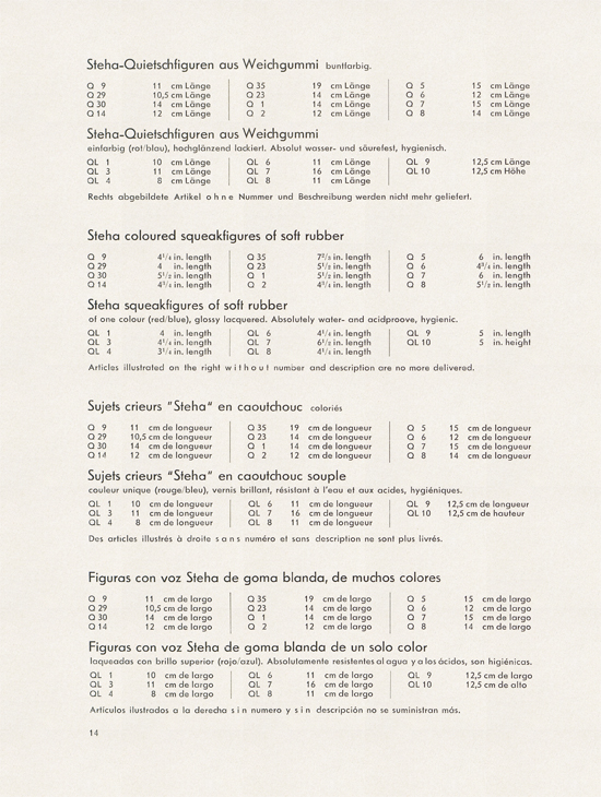 Steha Katalog 1958