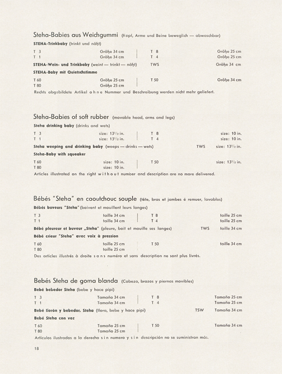 Steha Katalog 1958