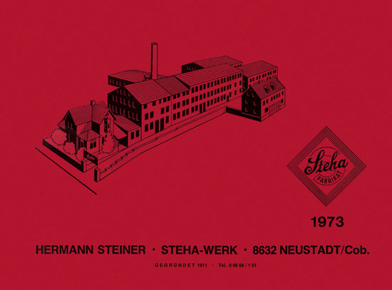 Steha Fabrikat Katalog 1973