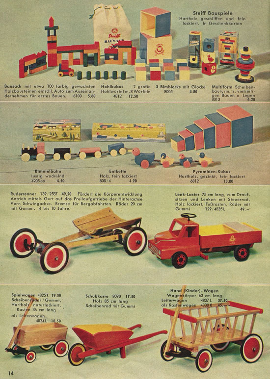 Steiff Der Zoo fürs Kind Katalog 1957