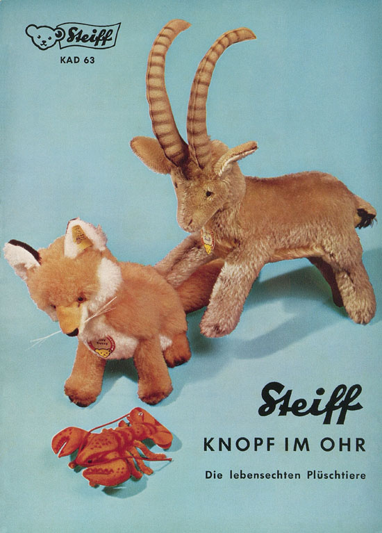 Margarete Steiff Katalog KAD 63 1963