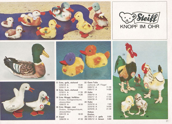 Margarete Steiff Katalog 1973