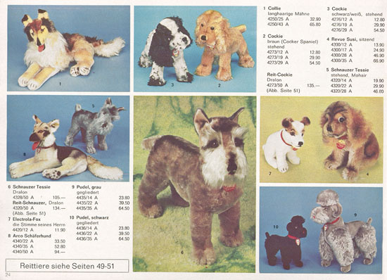 Margarete Steiff Katalog 1973