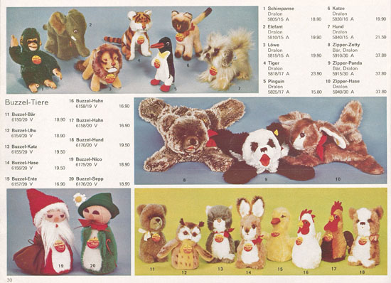 Margarete Steiff Katalog 1973