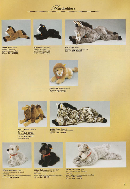 Margarete Steiff Katalog 1997