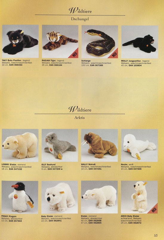 Margarete Steiff Katalog 1997