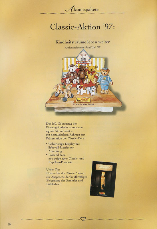 Margarete Steiff Katalog 1997