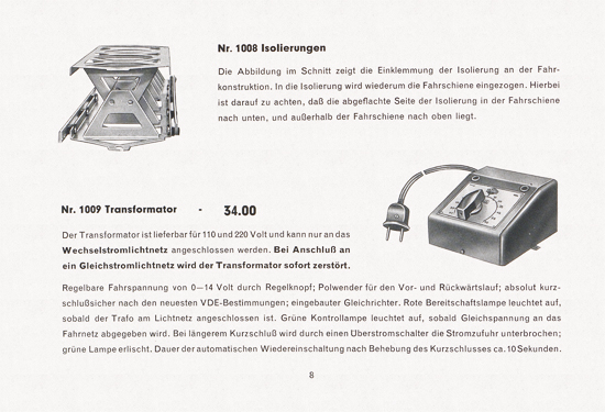 Richard Stube Schwebebahn Katalog 1956