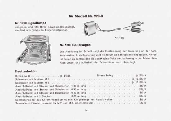Richard Stube Schwebebahn Katalog 1957