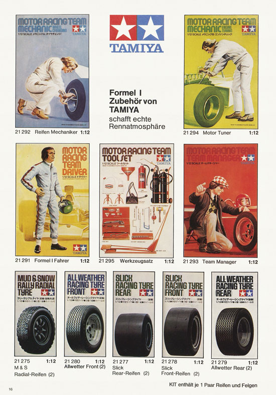 Tamiya Katalog 1977