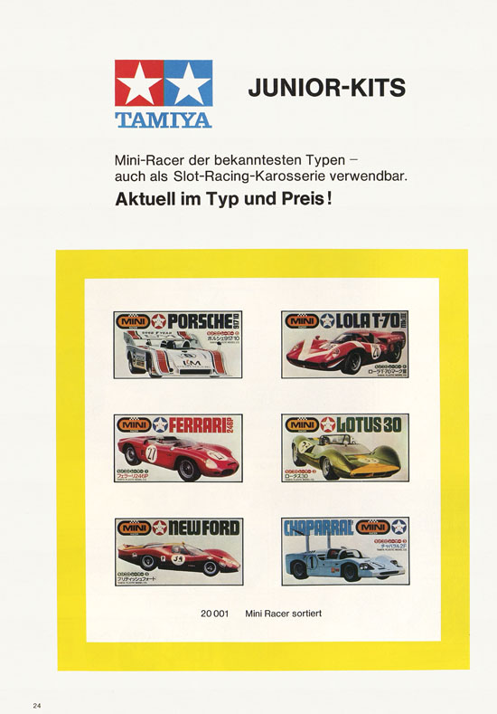 Tamiya Katalog 1977