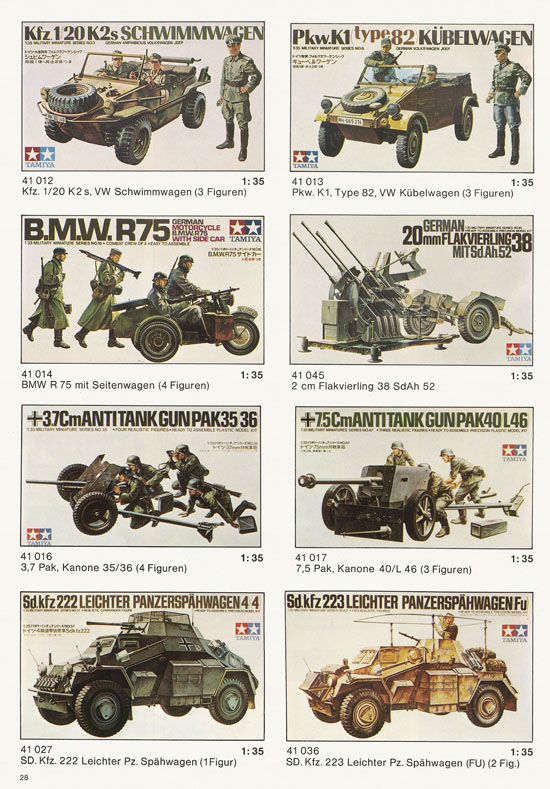 Tamiya Katalog 1977