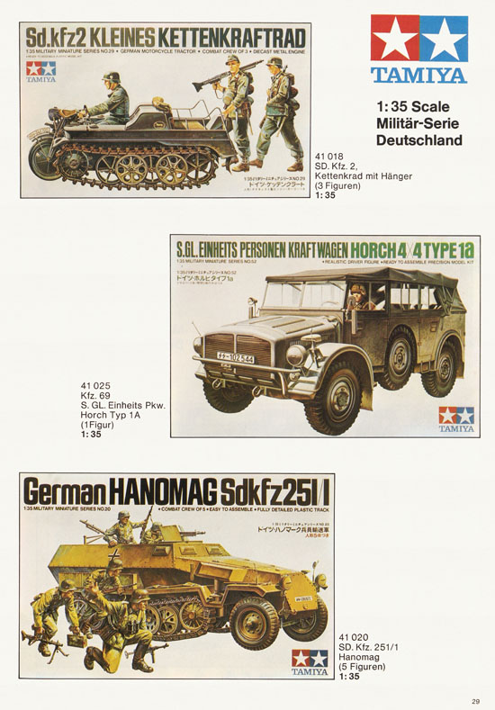 Tamiya Katalog 1977