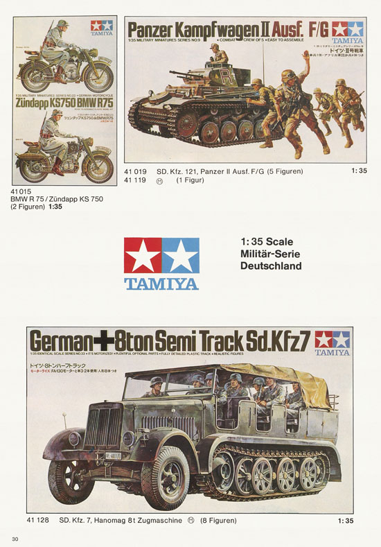 Tamiya Katalog 1977