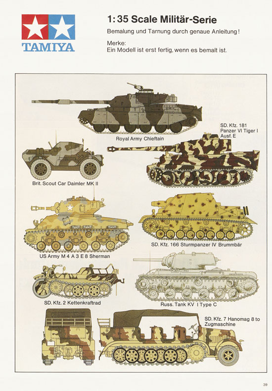 Tamiya Katalog 1977