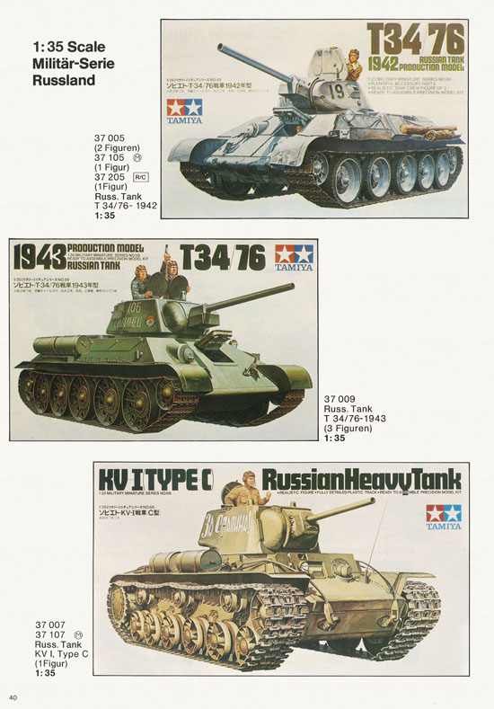 Tamiya Katalog 1977