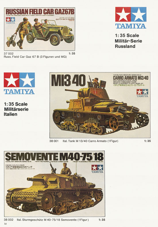 Tamiya Katalog 1977